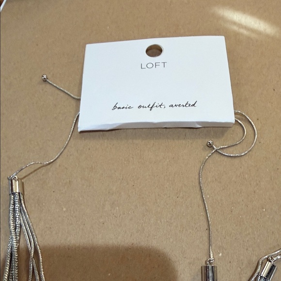 LOFT Multi-Strand Silver Necklace - Picture 3 of 5